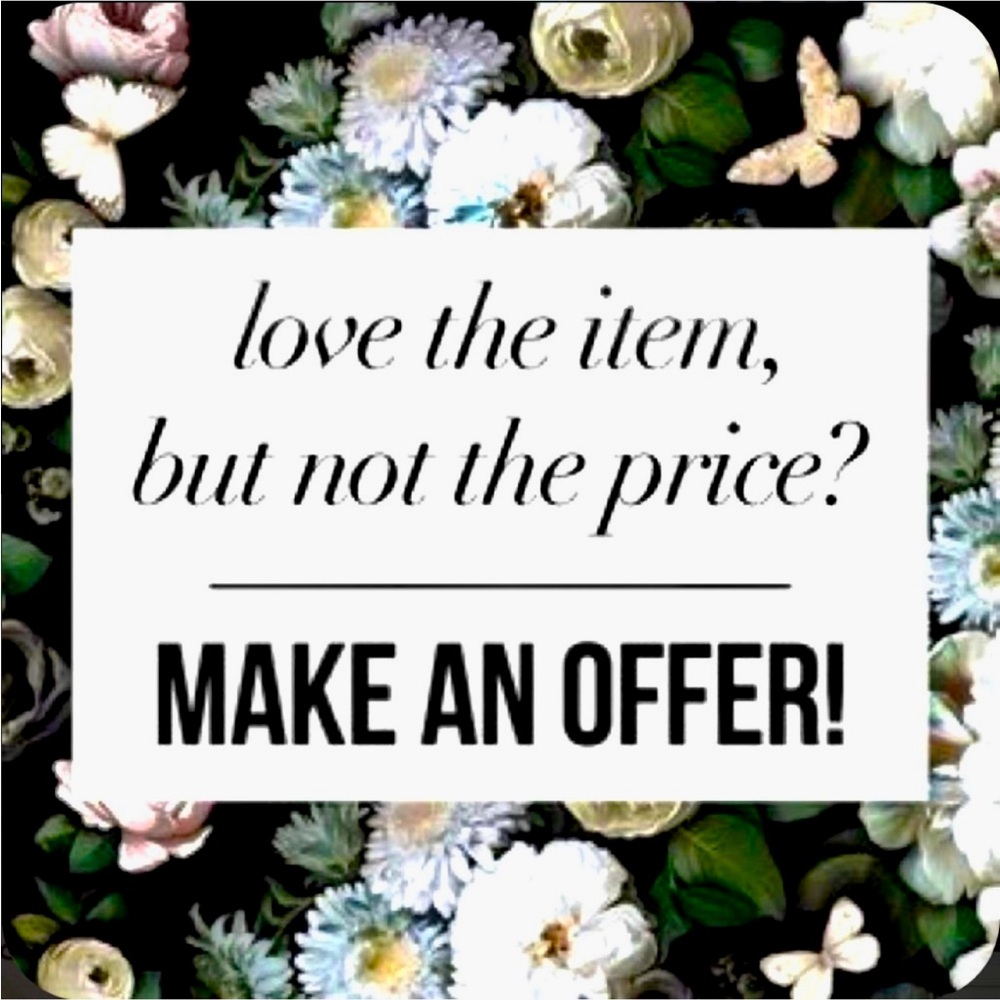 Reasonable offers welcome. Worst case I’ll counter 🌷
